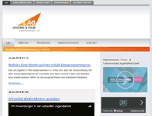 Tablet Screenshot of lag-jugend-und-film.de